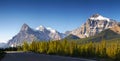 Icefield Parkway Banff Jasper Canadian Rockies Royalty Free Stock Photo